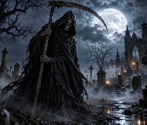Create Grim Reaper Videos with Dreamina